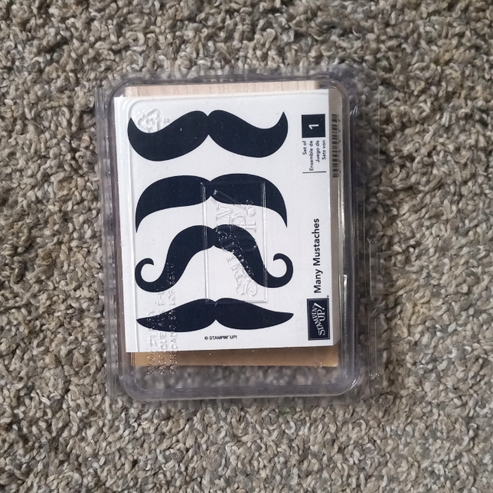 🔹️Stampin' Up! Many Mustaches stamp set of 1